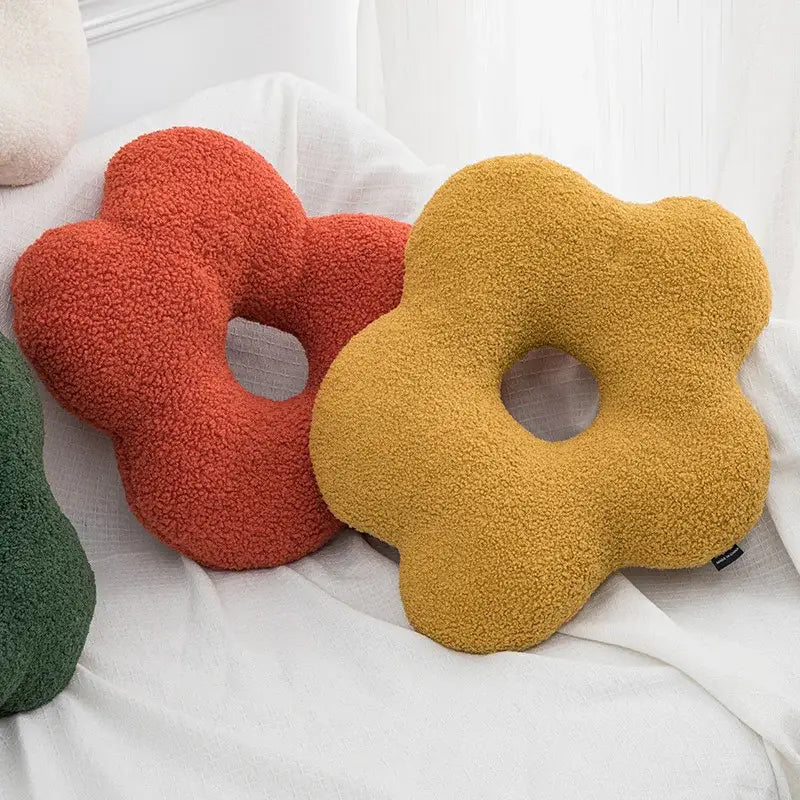 3d flower decor nordic cushion set of 4 living room pillows