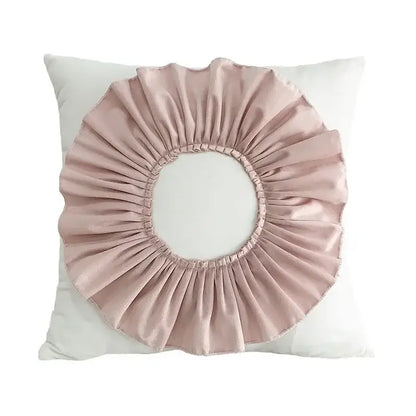 3d velvet flower pillow covers yellow & beige living room decor