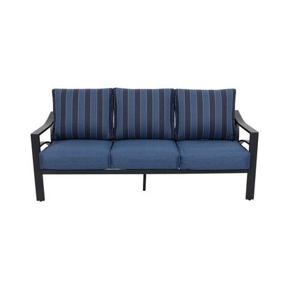 Jarvis 2-Piece Aluminum Sofa Set with Coffee Table