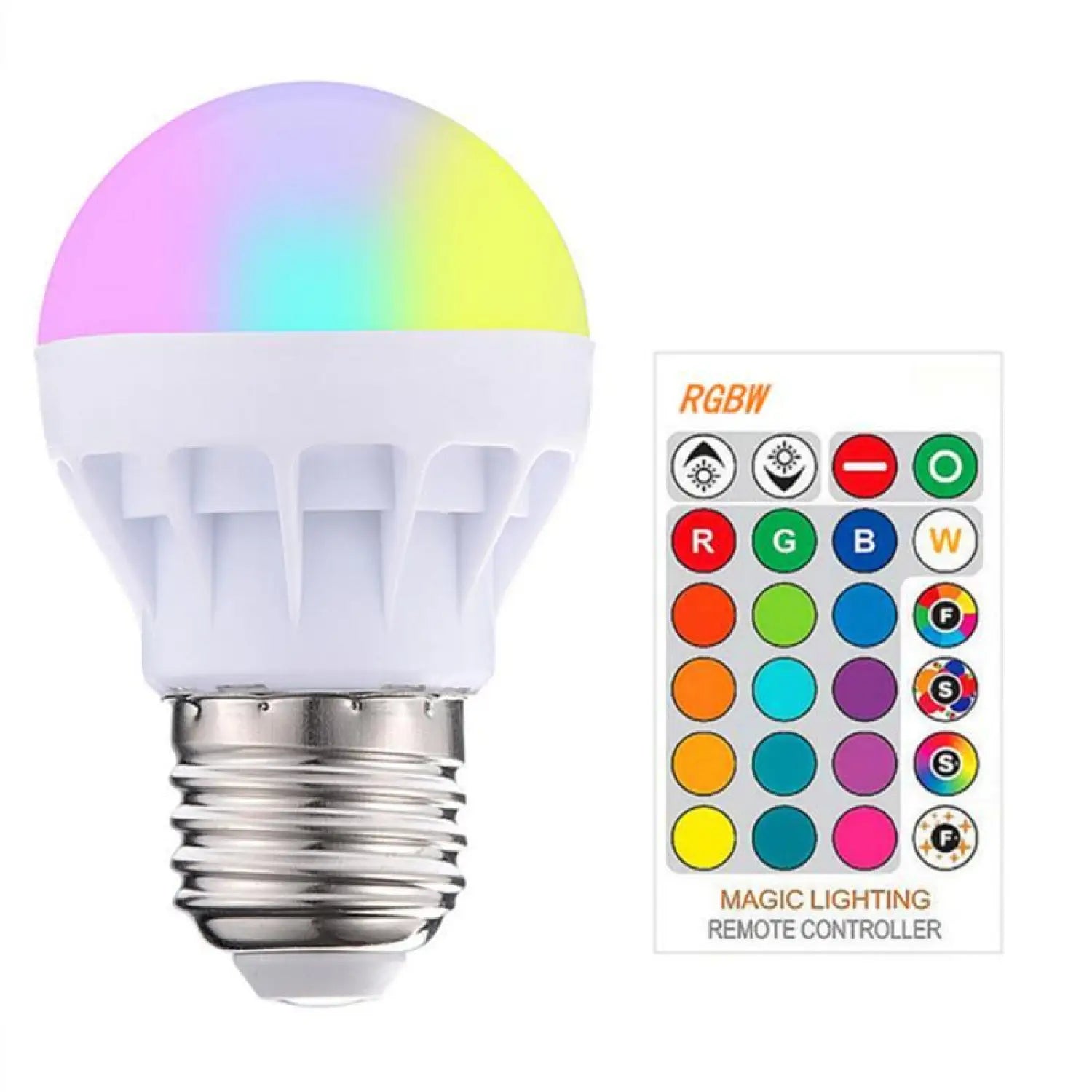 3W LED Bulb RGB Colorful Light for Indoor