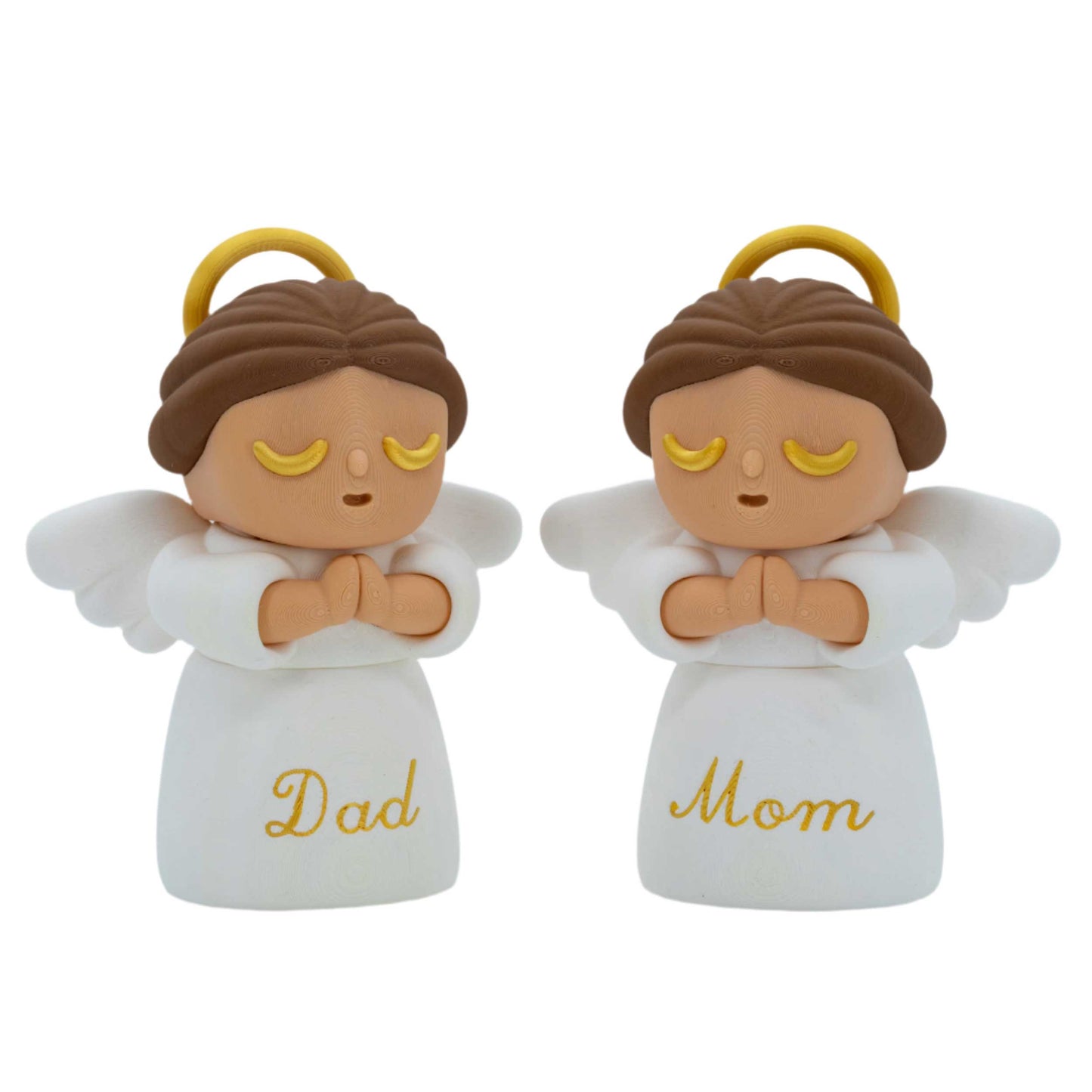 3D Printed Angel | 6" x 4" x 2.5" | 3 oz | Mom & Dad Design | Black Sheep Producs LLC