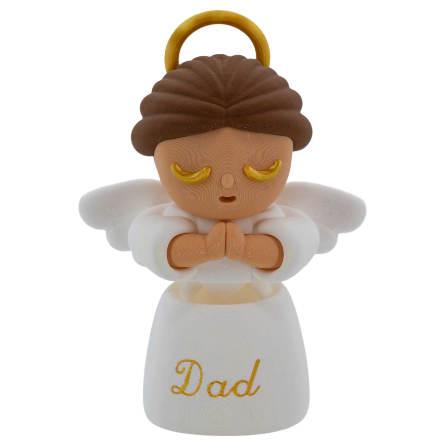 3D Printed Angel | 6" x 4" x 2.5" | 3 oz | Mom & Dad Design | Black Sheep Producs LLC
