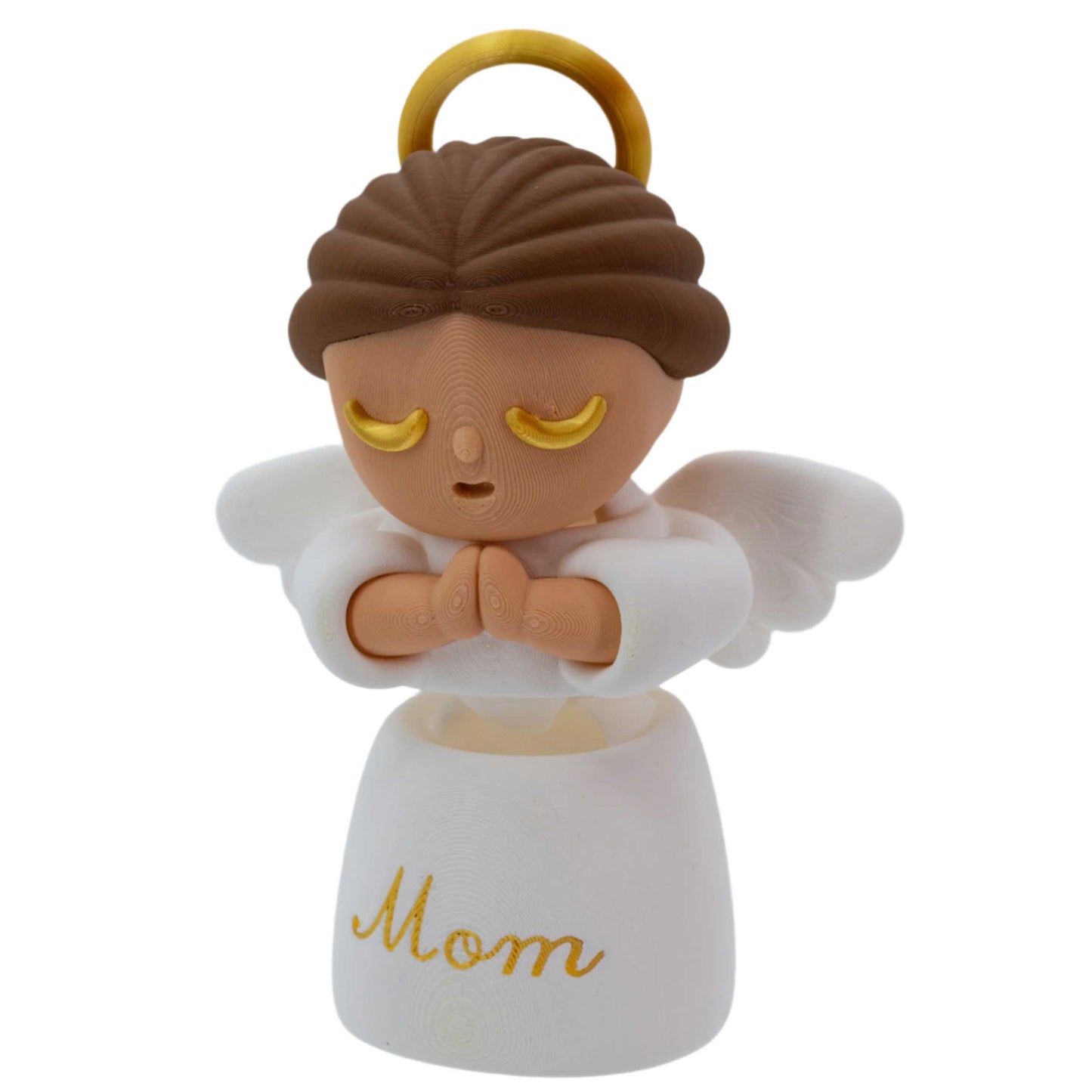 3D Printed Angel | 6" x 4" x 2.5" | 3 oz | Mom & Dad Design | Black Sheep Producs LLC