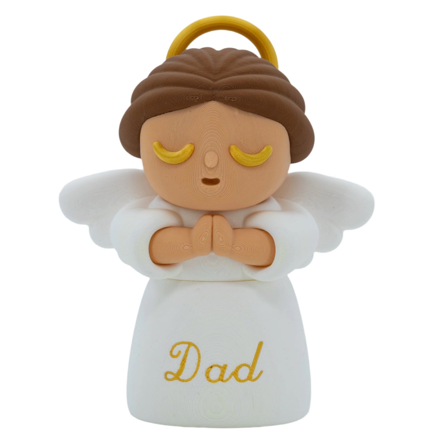 3D Printed Angel | 6" x 4" x 2.5" | 3 oz | Mom & Dad Design | Black Sheep Producs LLC