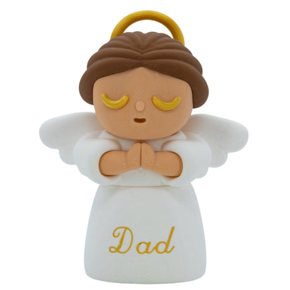 3D Printed Angel | 6" x 4" x 2.5" | 3 oz | Mom & Dad Design | Black Sheep Producs LLC