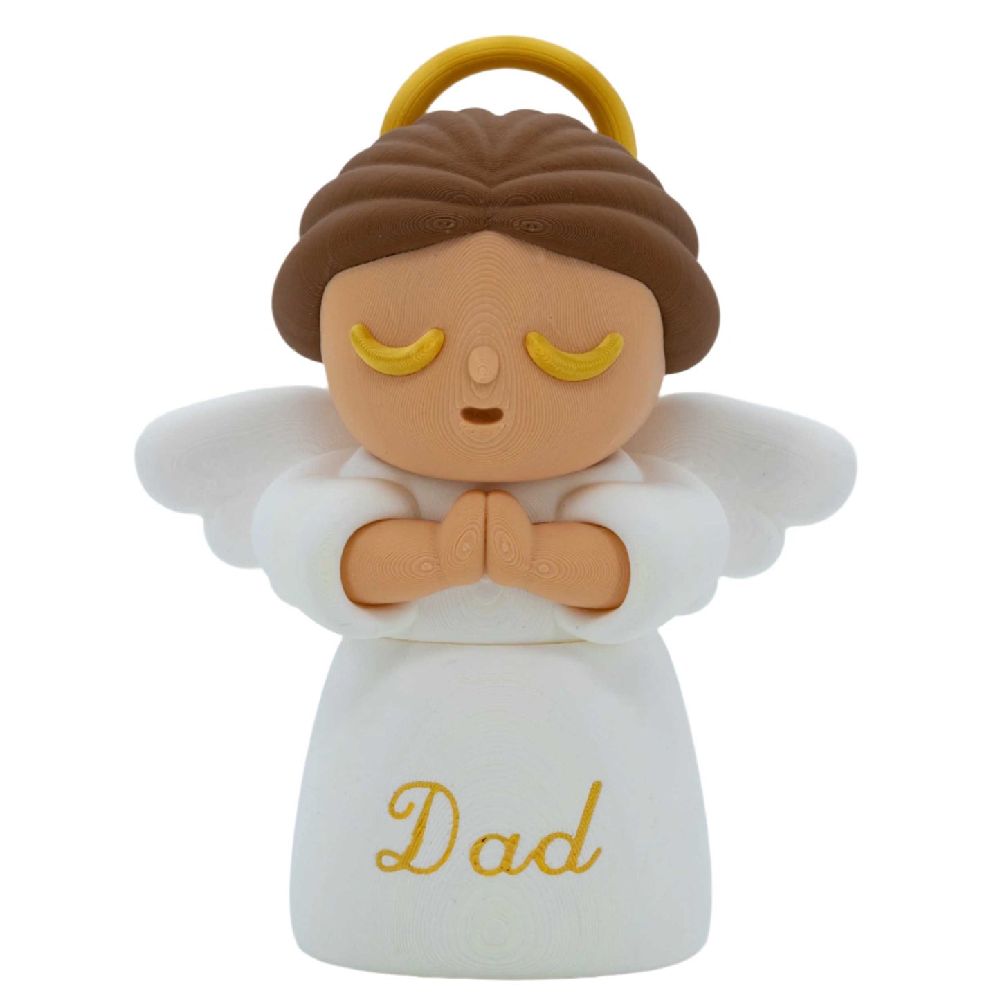 3D Printed Angel | 6" x 4" x 2.5" | 3 oz | Mom & Dad Design | Black Sheep Producs LLC