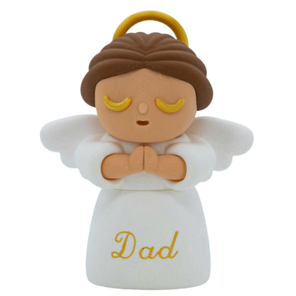 3D Printed Angel | 6" x 4" x 2.5" | 3 oz | Mom & Dad Design | Black Sheep Producs LLC
