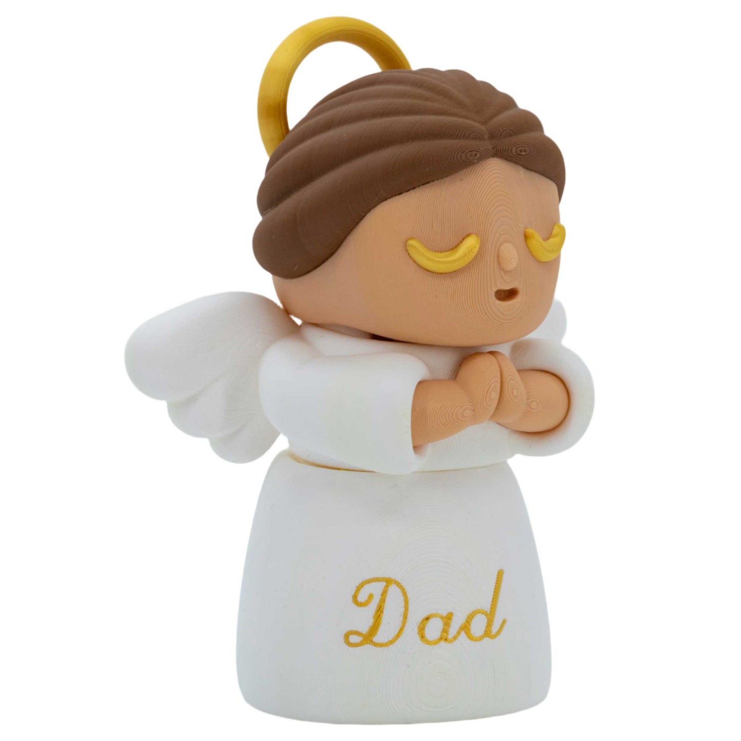 3D Printed Angel | 6" x 4" x 2.5" | 3 oz | Mom & Dad Design | Black Sheep Producs LLC
