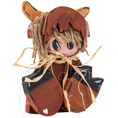 West Highland Cow Decoration | 5.5 X 7 | Rustic Wood Decoration | Multiple Designs | The Painted Attic