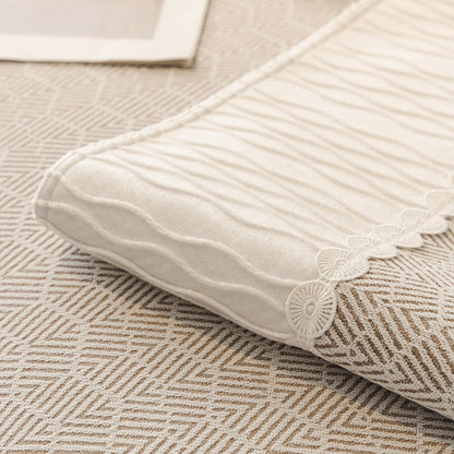 Herringbone Sofa Protector Cover, Non-Slip Couch Cover for Seat, Back & Arms
