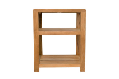 Charleston Natural Teak Spa/Bathroom - Under Sink - Storage Bench - 14"