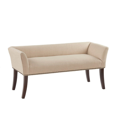 Elegant Design Bench Upholstery, Solid Wood Frame
