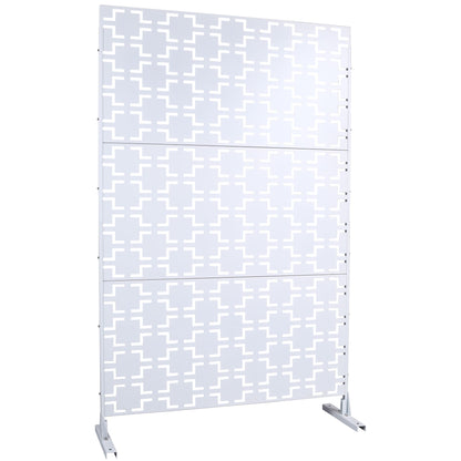 Outdoor & Indoor Metal Privacy Freestanding Decorative Screen