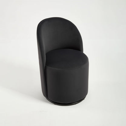 360 Degree Swivel Armless Dining Barrel Chair