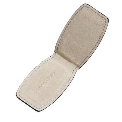 Brown Leather Money Clip
