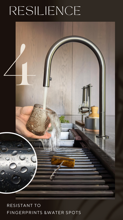 KF-11GM Gunmetal Pull-Down Kitchen Faucet
