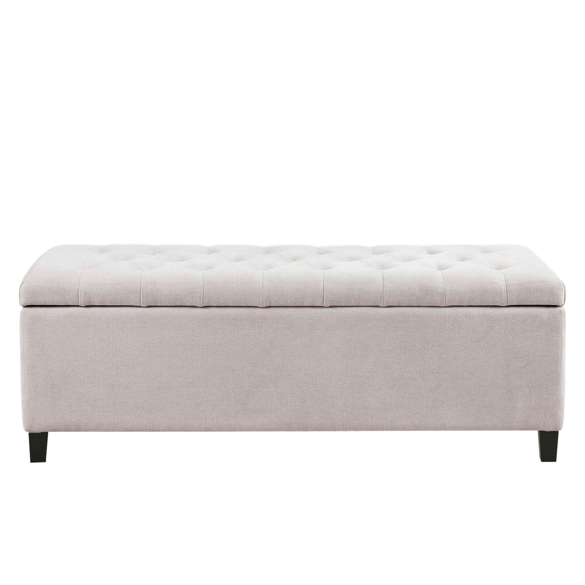 Elegant Design Tufted Top, Soft Close Storage Bench
