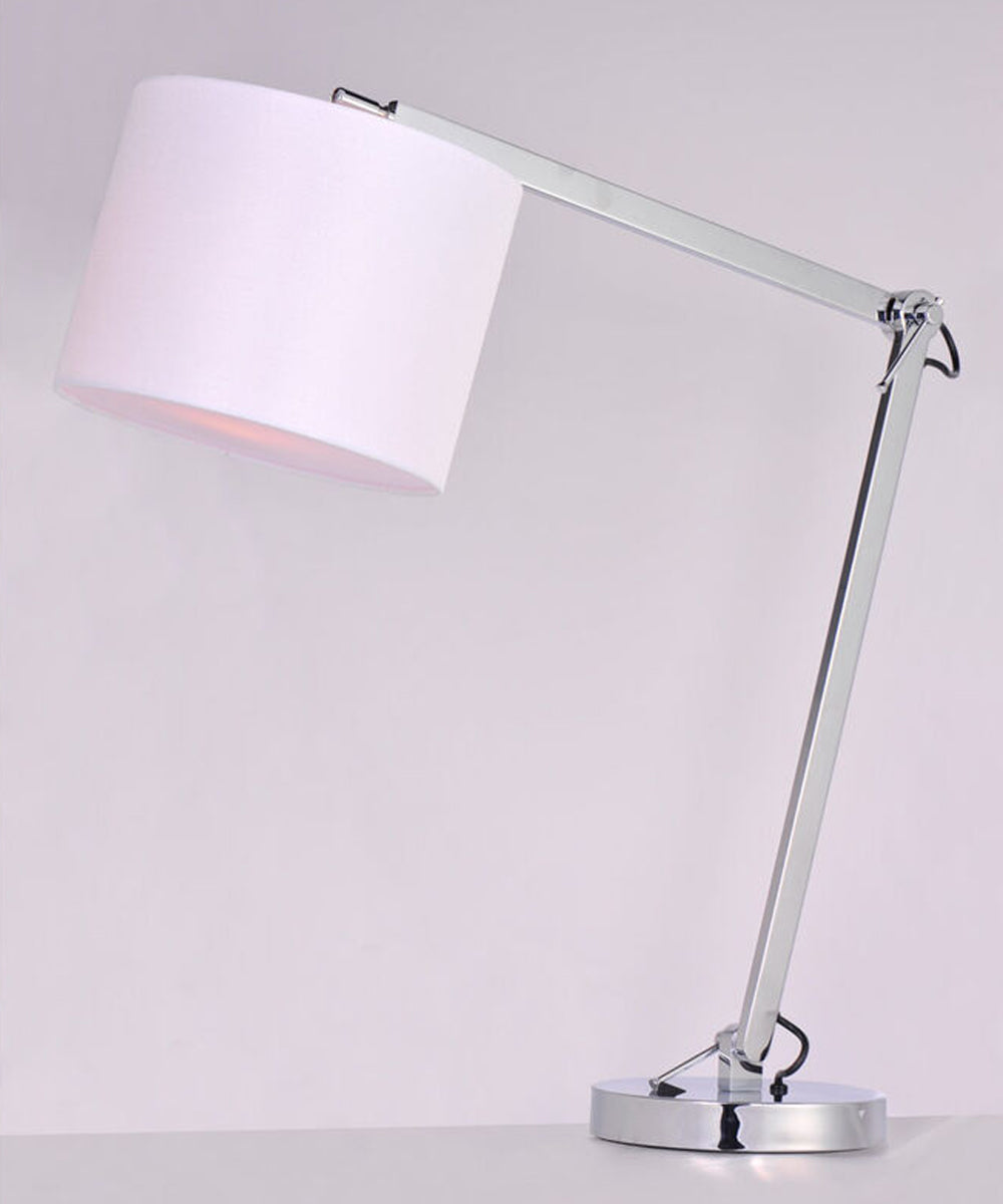 Hotel 19"H 1-Light LED Table Lamp Light Fixture Polished Chrome Finish by Maxim