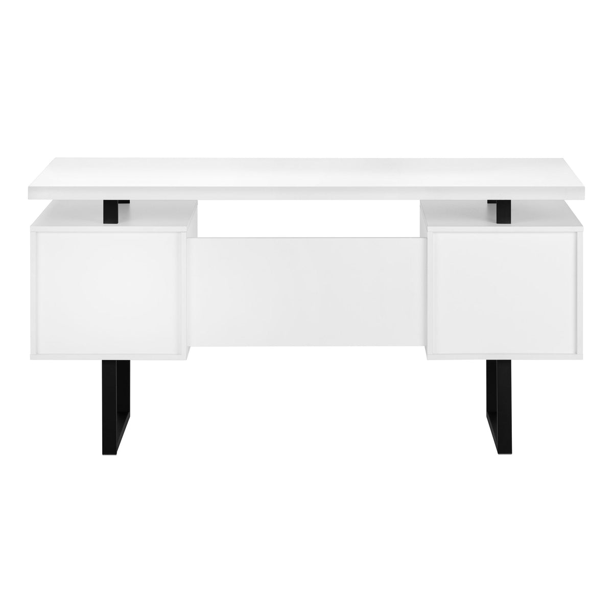 Computer Desk For Home Office, Laptop, Left, Right Set - Up, Storage Drawers, Contemporary & Modern