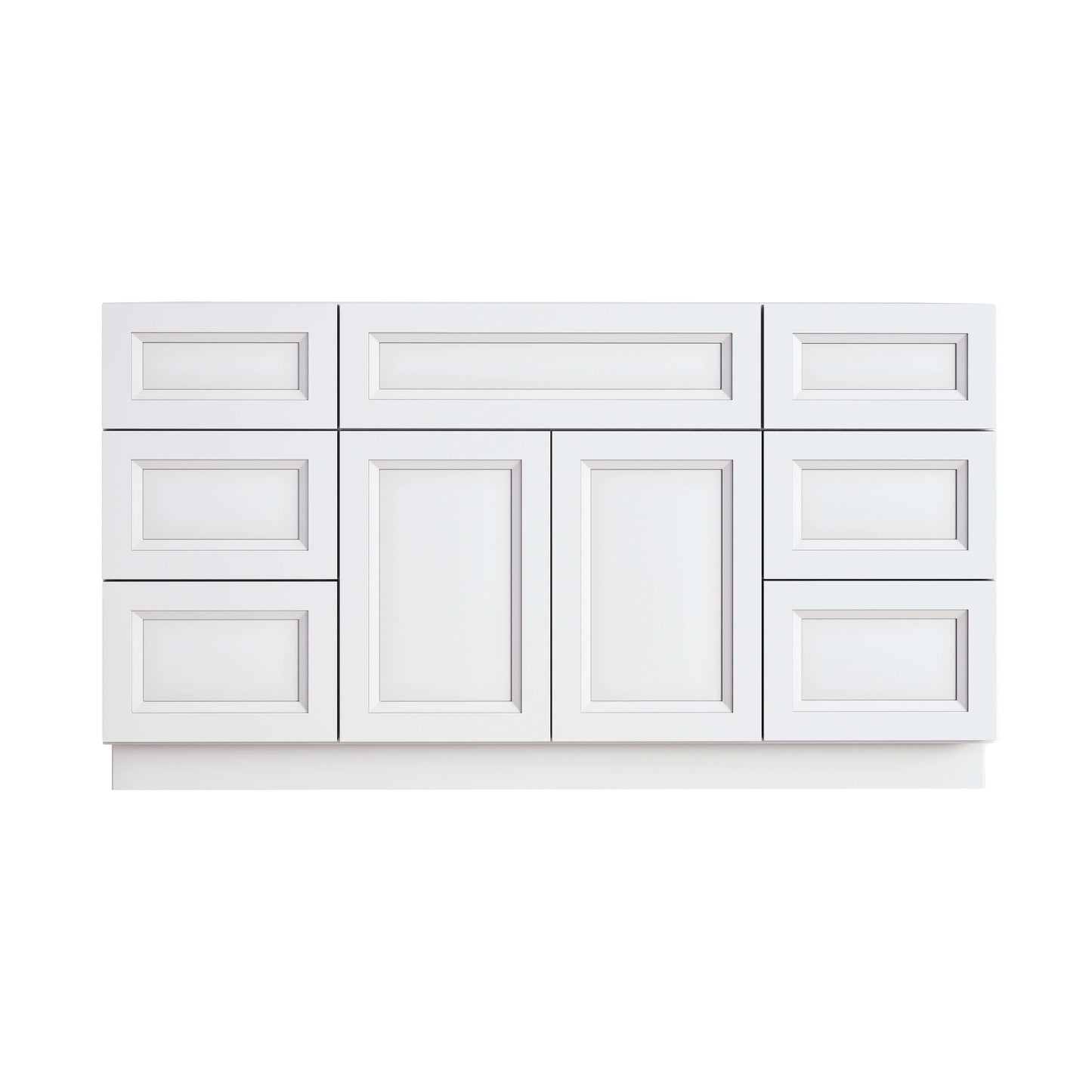 48 Inch Classic White Bathroom Vanity Combo w/ Drawers