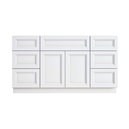 48 Inch Classic White Bathroom Vanity Combo w/ Drawers