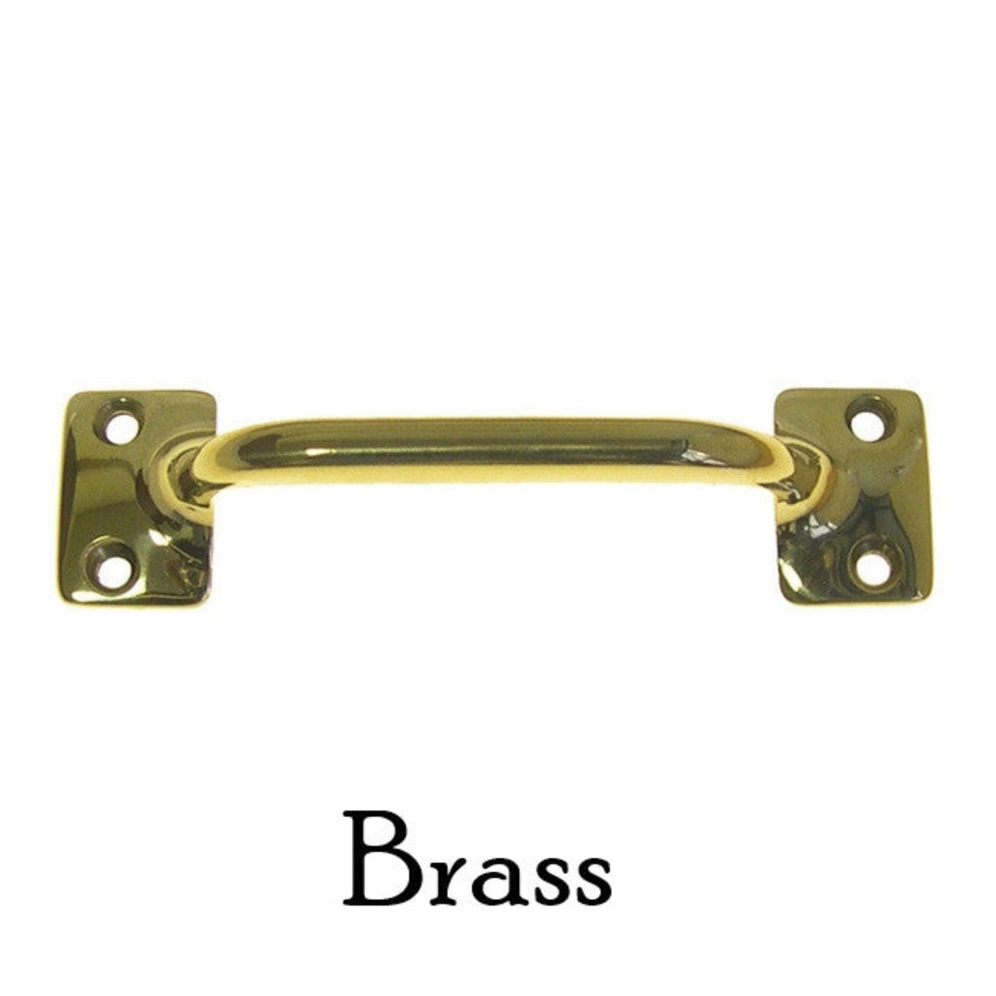 Brass Handle, 3.5"  Front Mount