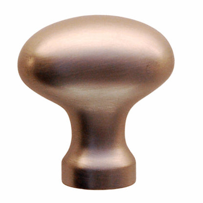 Oval Solid Brass Knob