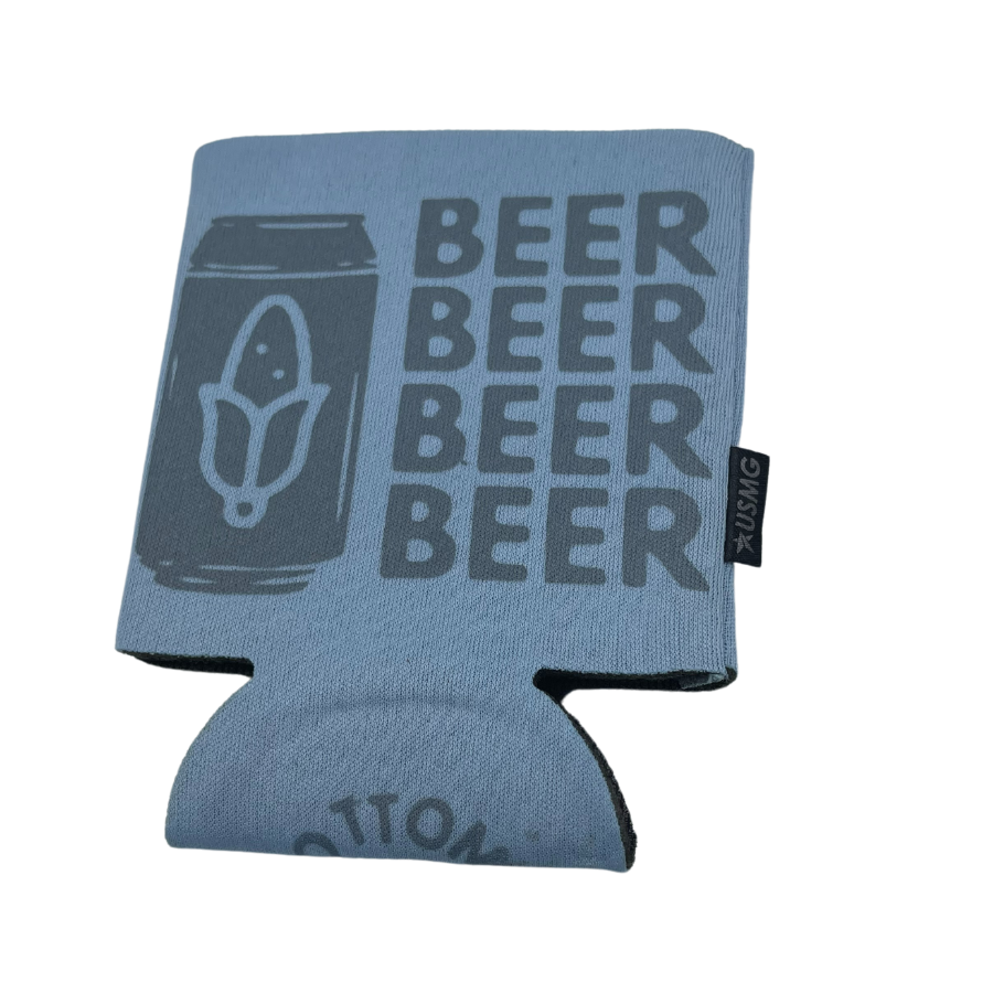 Beer Beer Beer Printed Can Koozie | Multiple Colors | Blooms Designs