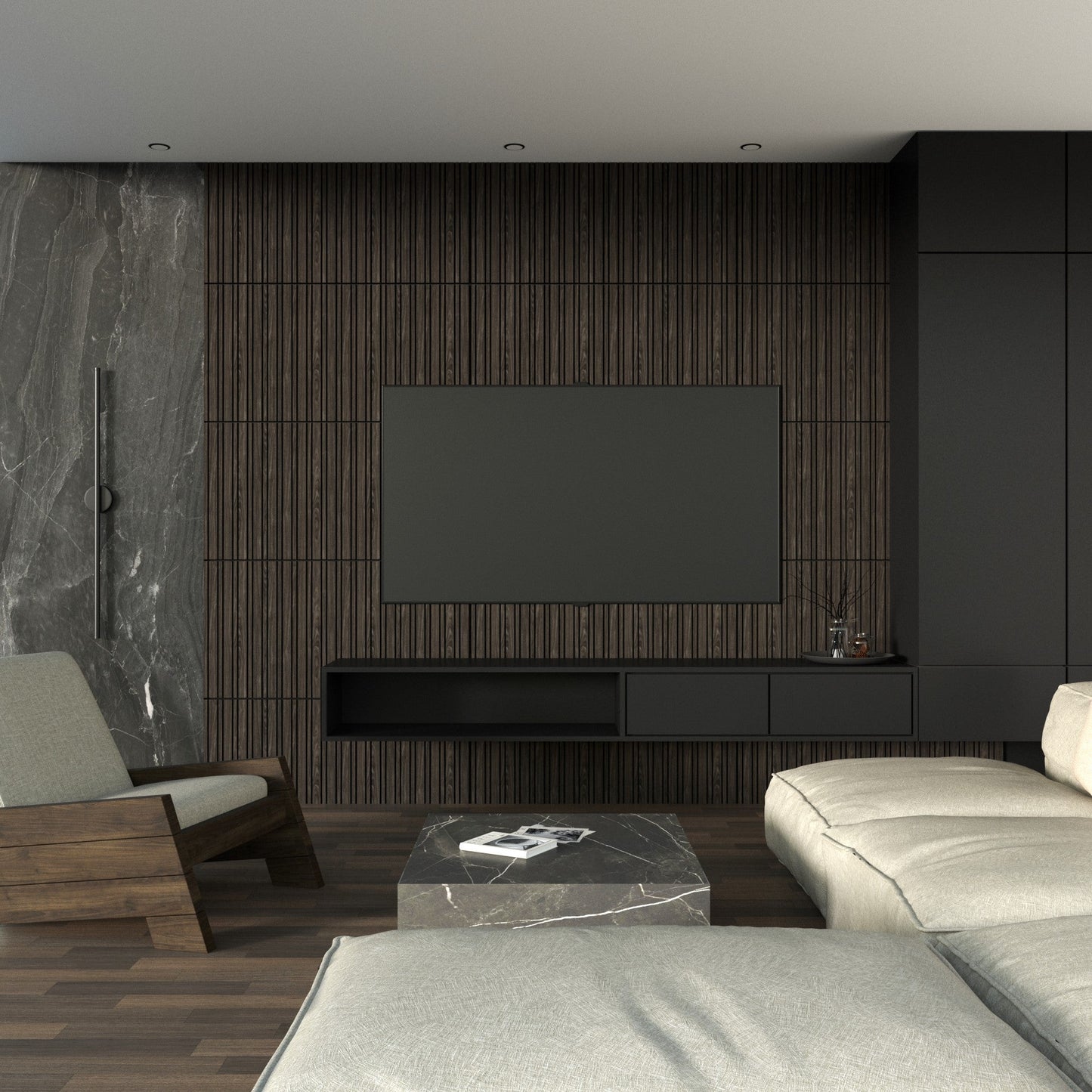 Acoustic Slimwide Square Panel