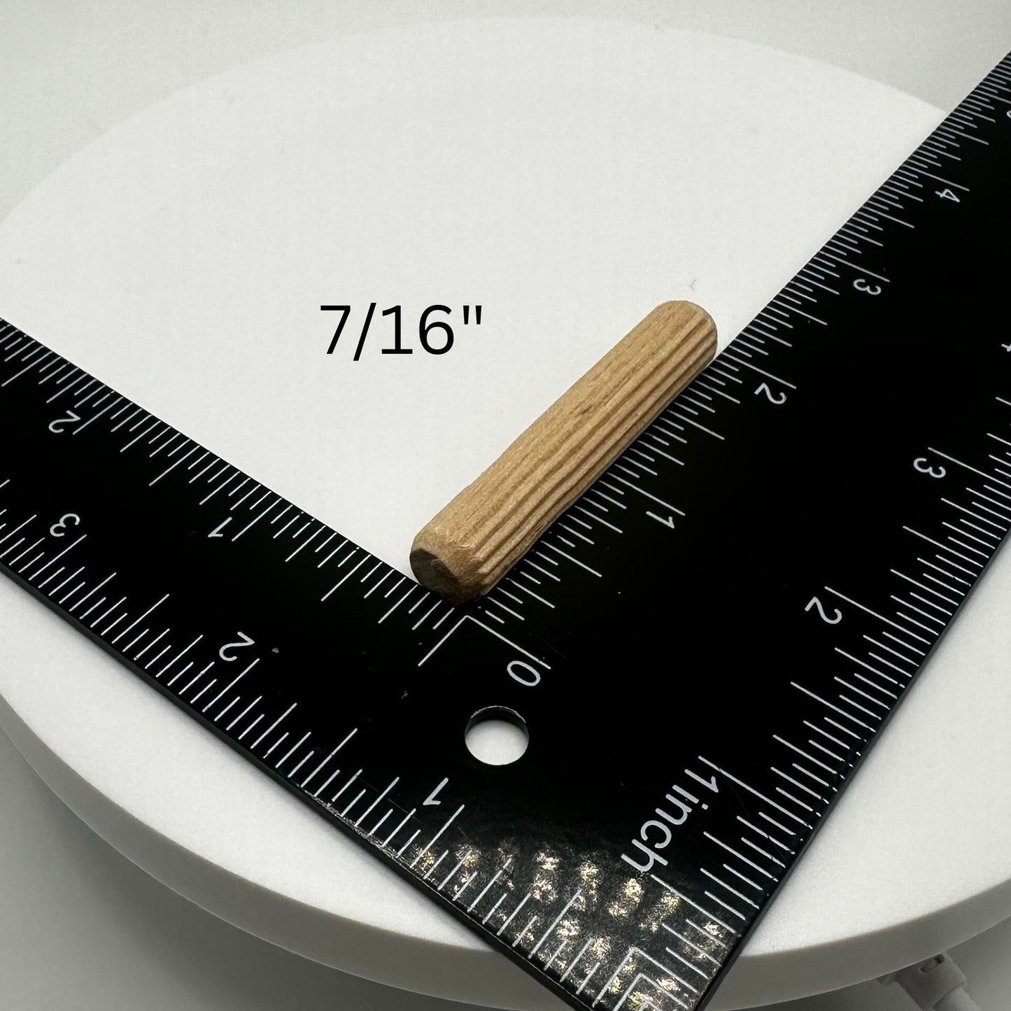 Fluted Dowel Pin - White Birch: Superior Glue Dispersion and Bonding in 4 Sizes