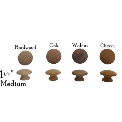 Wood Knob, Round