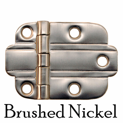 Art Deco Style Hinge, Flush Mount
