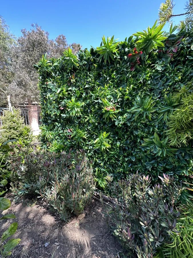 Green Meadows Artificial Vertical Garden Green Wall Panel 40×40in 11 SQ FT – UV Resistant – Commercial Grade