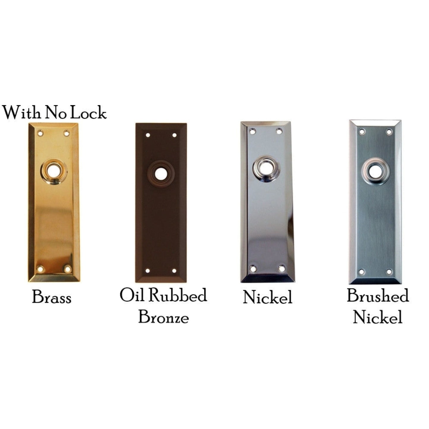 Door Knob Trim Plate