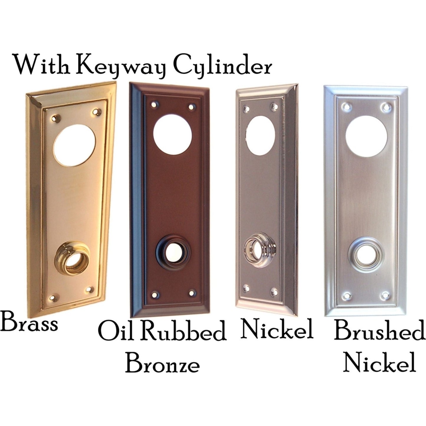 Door Trim Plate with Detailed Edge