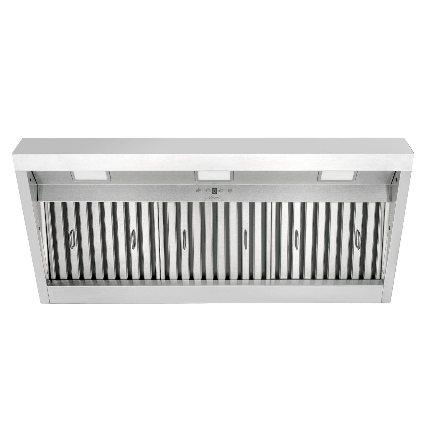 42" Range Hood Insert, Ultra Quiet Stainless Steel 8" Ducted with 1200 CFM Powerful Suction-NX-19IL-42