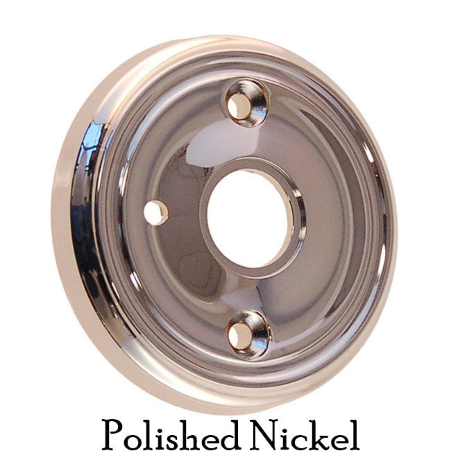 Doorknob Rosette with Beveled Detailing