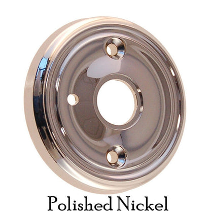 Doorknob Rosette with Beveled Detailing