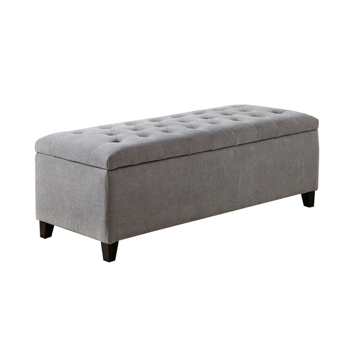 Elegant Design Tufted Top, Soft Close Storage Bench