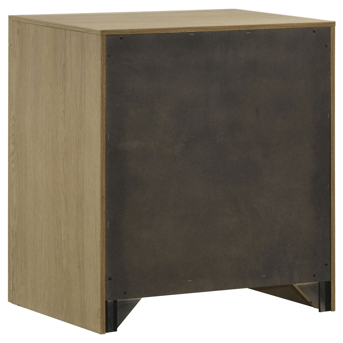 Hendricks 1-drawer Nightstand Bedside Table with Cubby Light Oak