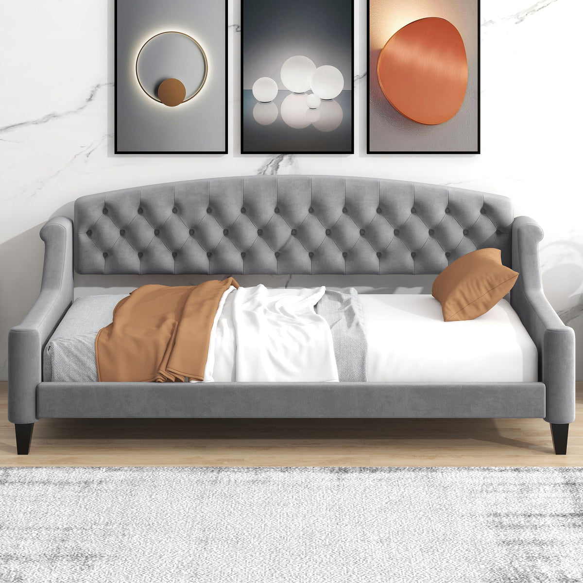 Modern Tufted Button Daybed