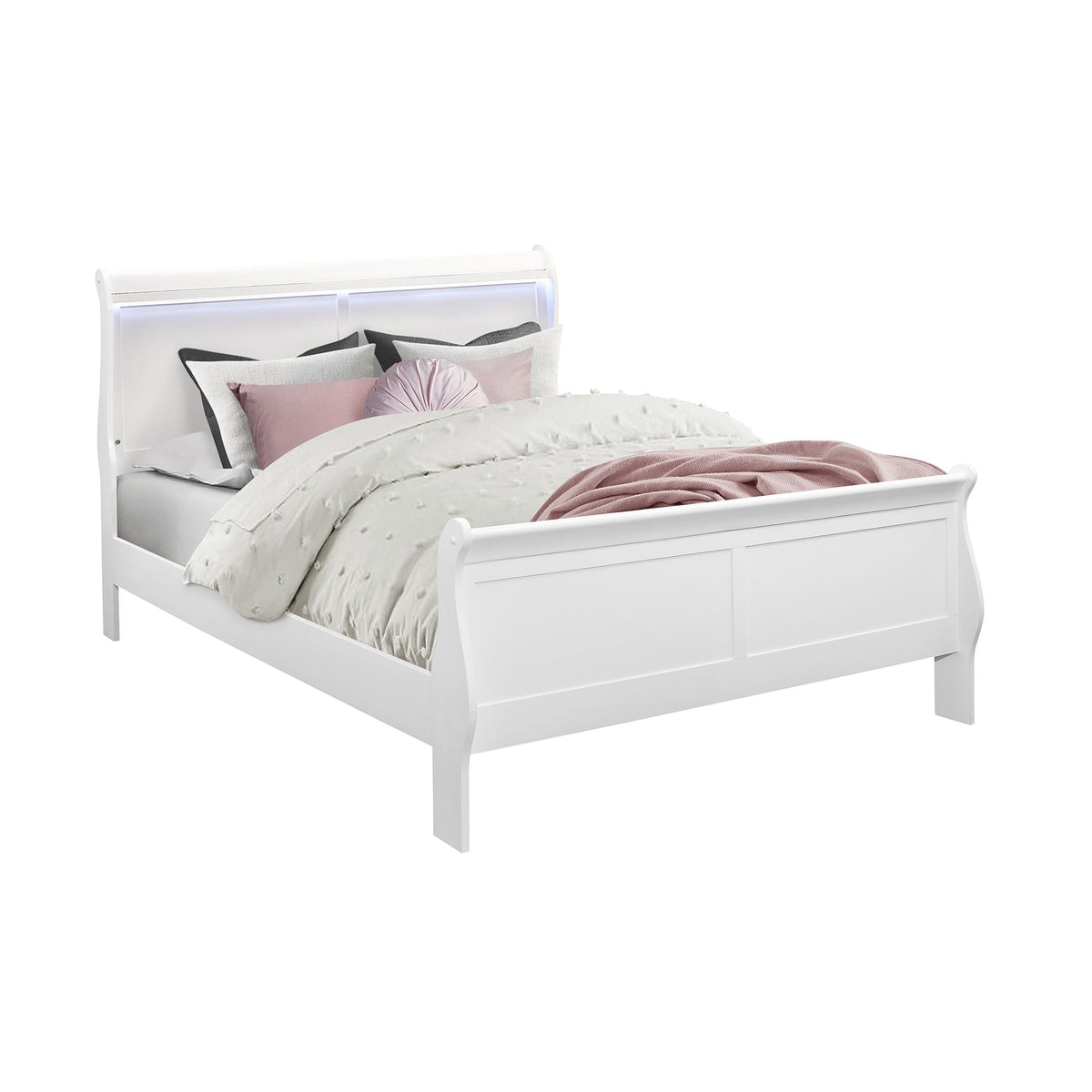 Charlston - 5 Piece Bedroom Set With LED Headboard