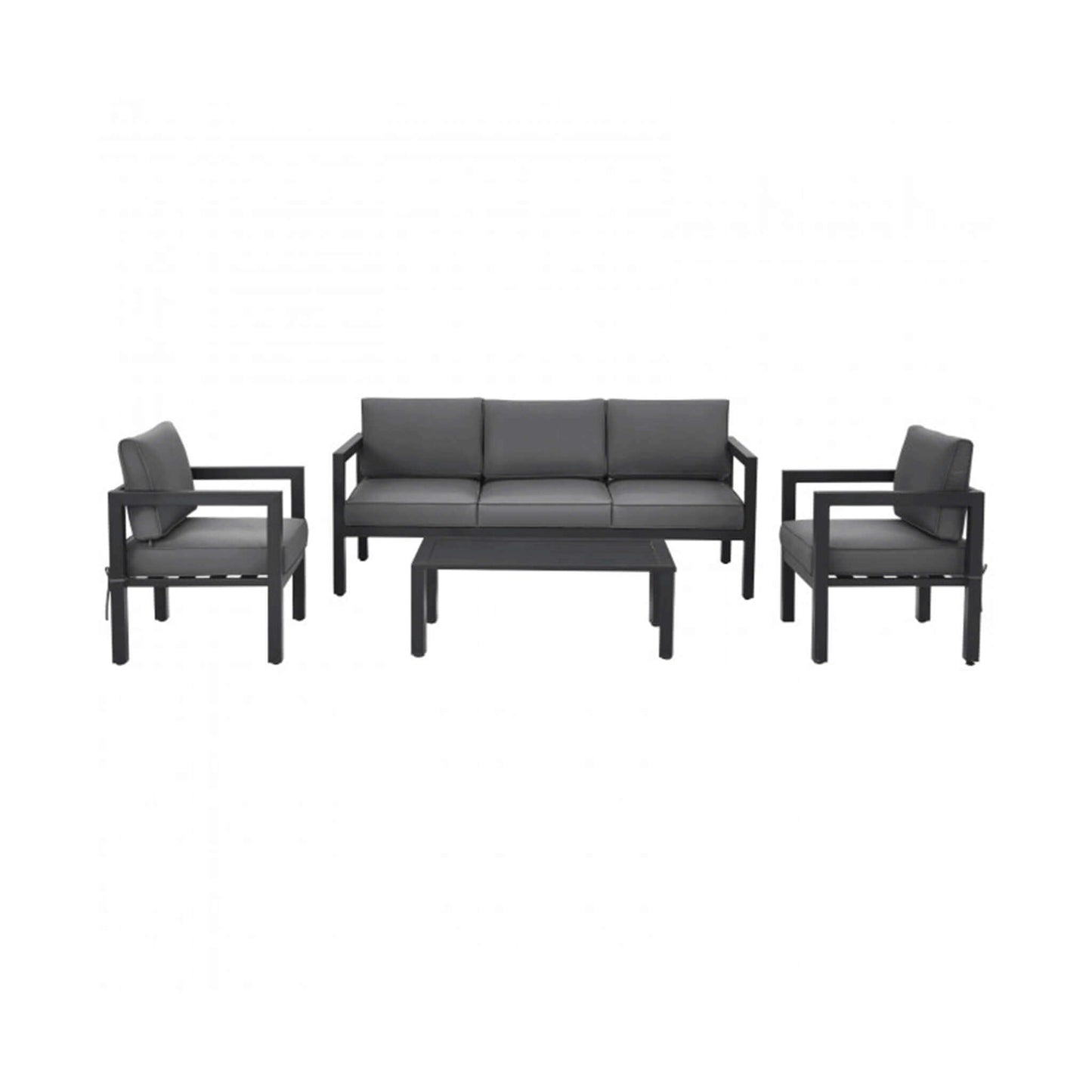 Premium Outdoor Aluminum Furniture Set For Backyard & Poolside, 4PCS (SAK73532)