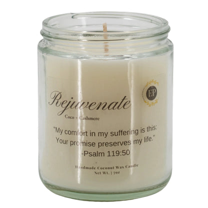 Rejuvenate Coco Chestnut Cashmere Scented Candle | 7 oz | Eternal Promises
