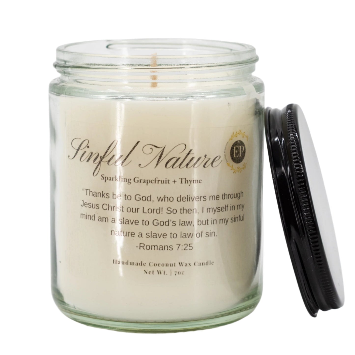 Sinful Nature Mint, Grapefruit & Thyme Scented Candle | 7 oz | Eternal Promises