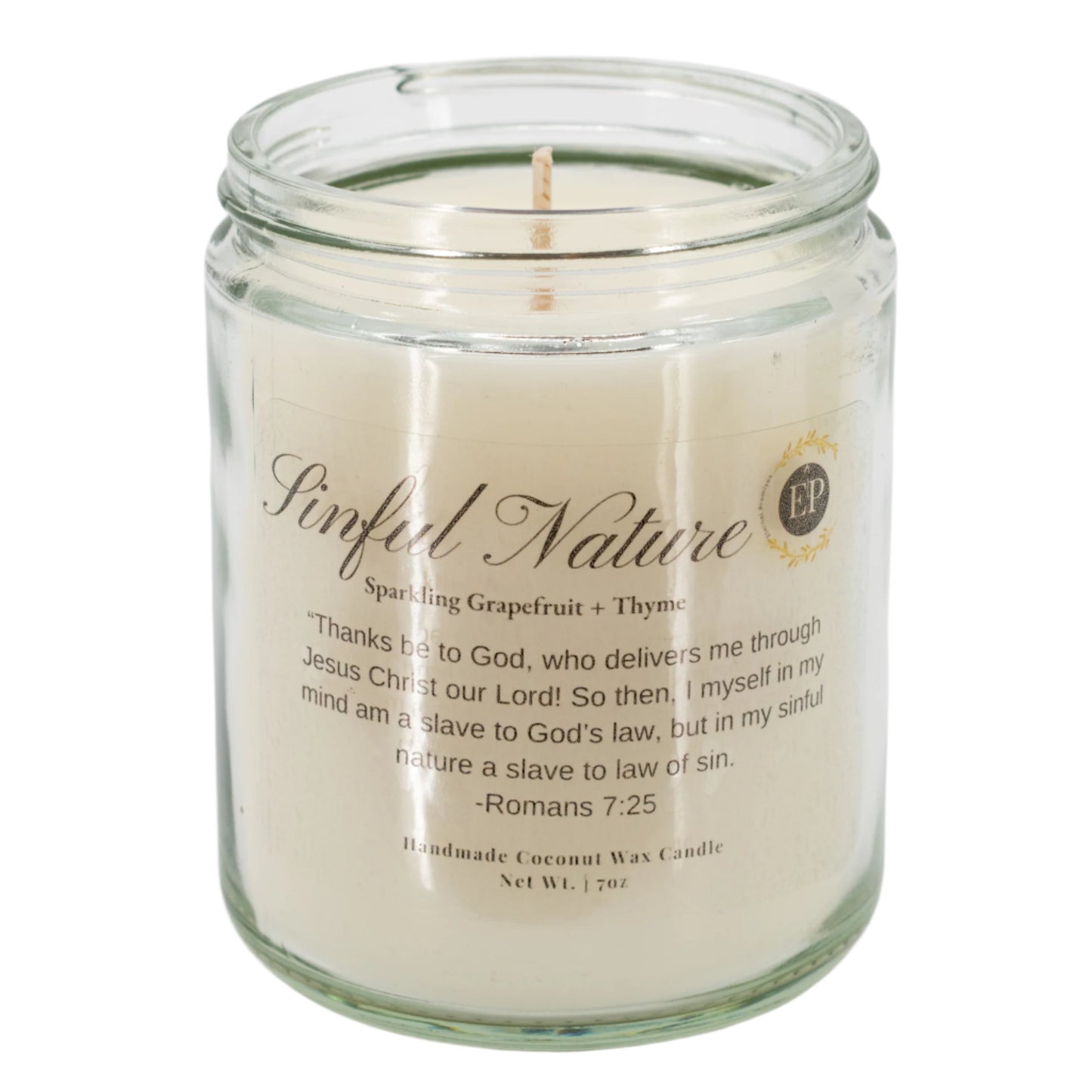 Sinful Nature Mint, Grapefruit & Thyme Scented Candle | 7 oz | Eternal Promises