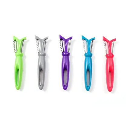 5 piece colorful stainless steel vegetable peeler set kitchen tools