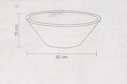 Travertine Vessel Sink 16 Inch Beige Natural Stone Bathroom Fixture Oval