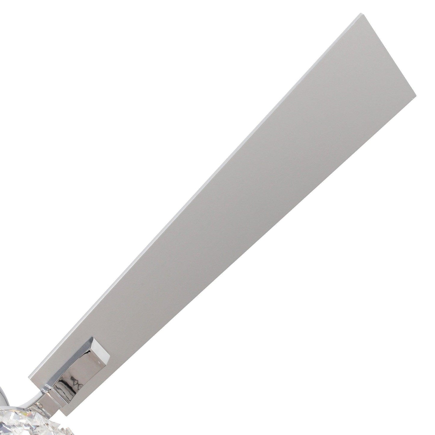 52" Ganga Modern Downrod Mount Reversible Crystal Ceiling Fan with Lighting and Remote Control