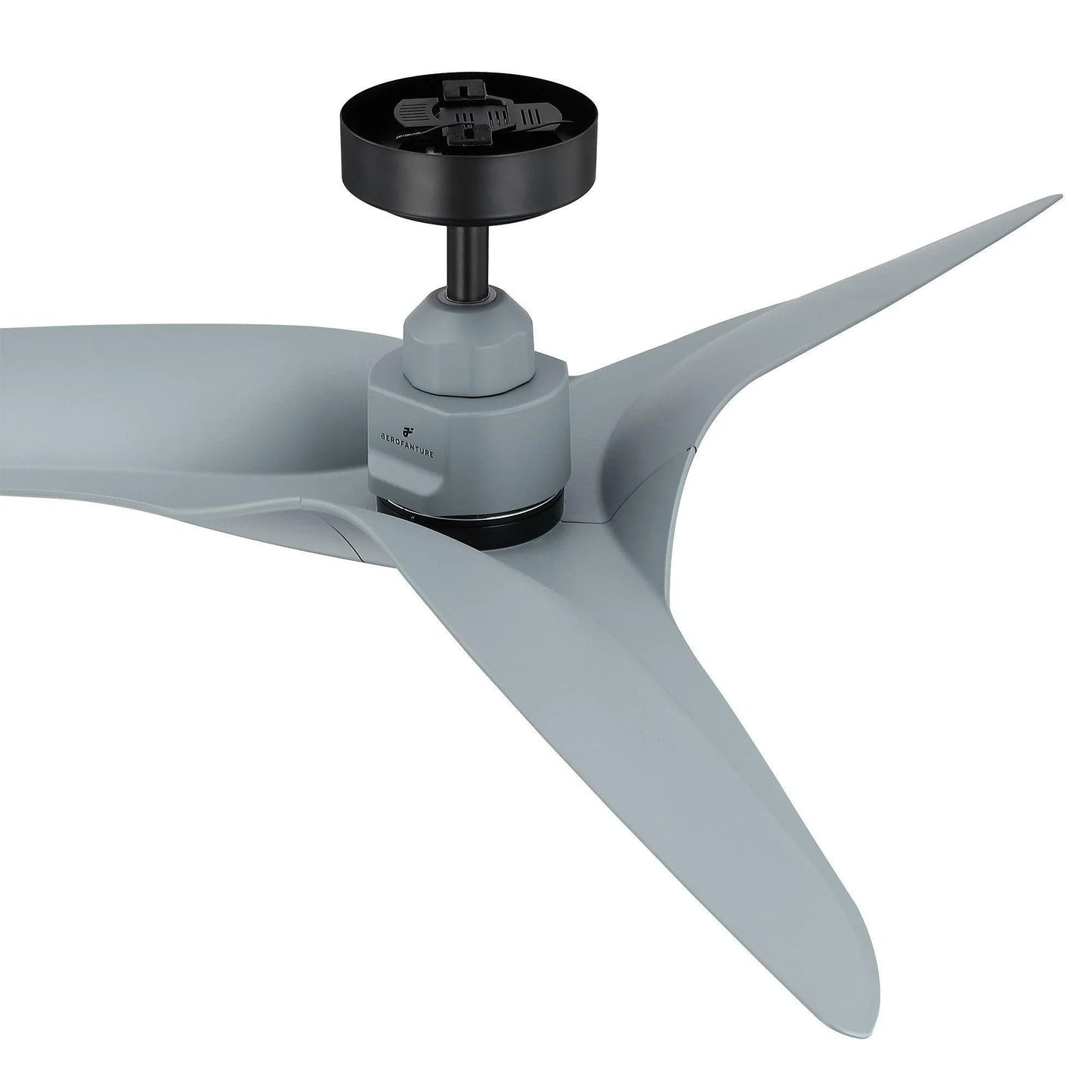 52" Punjab Industrial DC Motor Downrod Mount Reversible Ceiling Fan with Remote Control